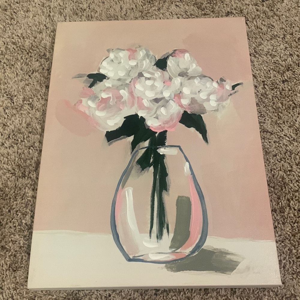 Floral Canvas Pink